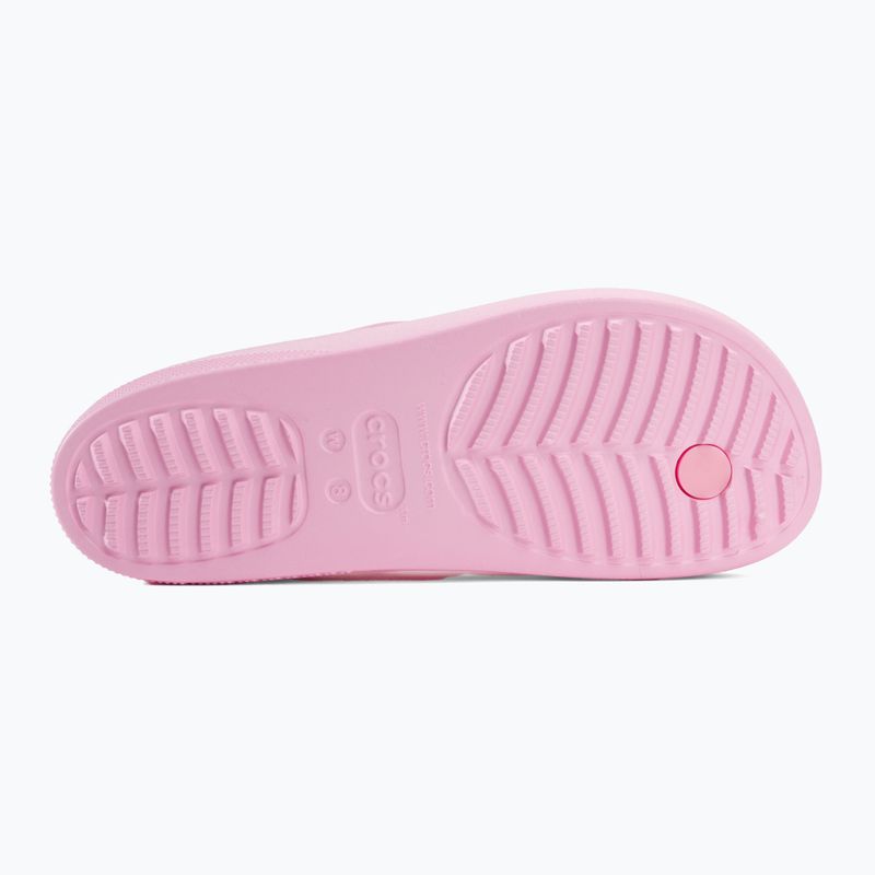 Női flip-flop papucs Crocs Classic Platform flamingo 4