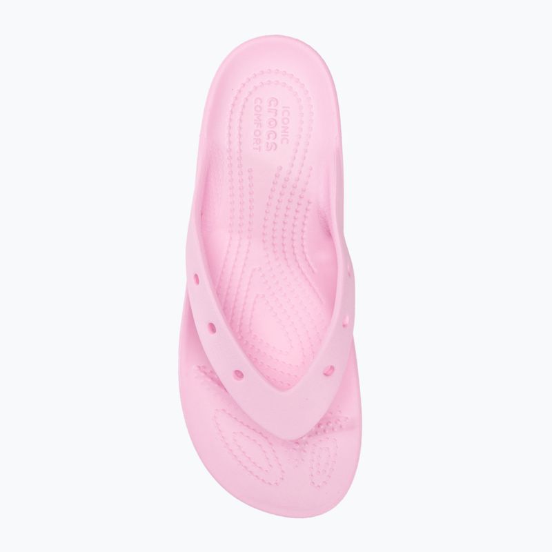 Női flip-flop papucs Crocs Classic Platform flamingo 5