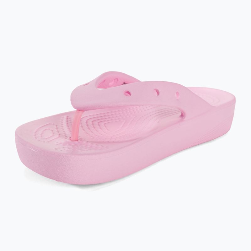 Női flip-flop papucs Crocs Classic Platform flamingo 7