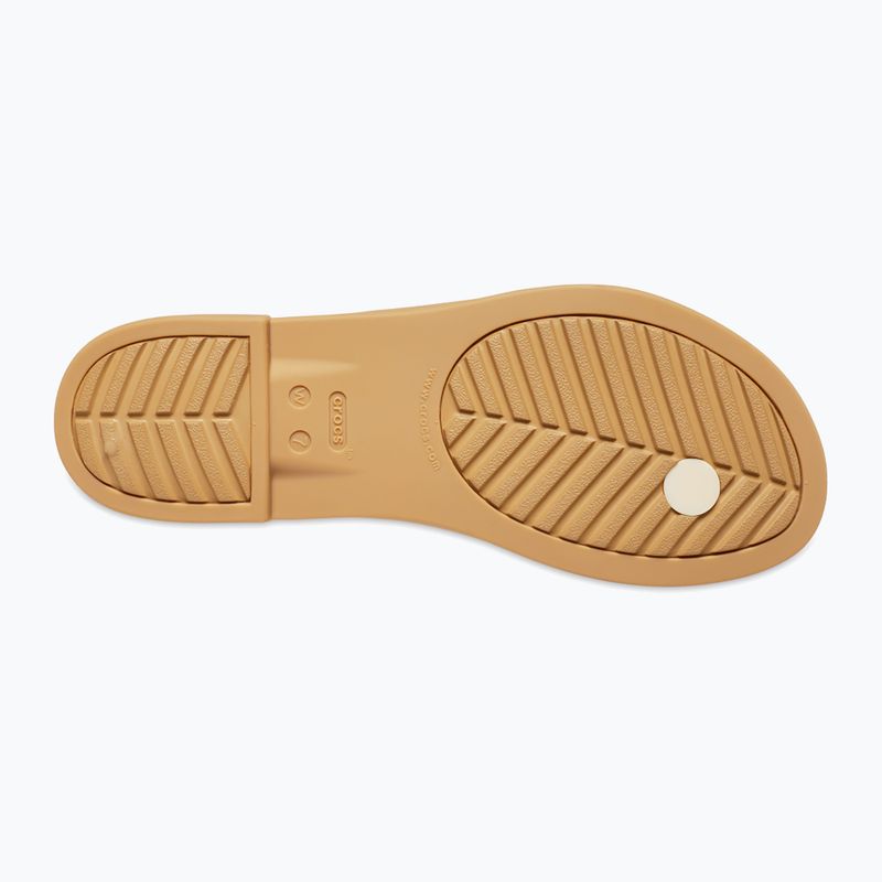 Flip-flop papucs, női Crocs Tulum Flip vanilla 11