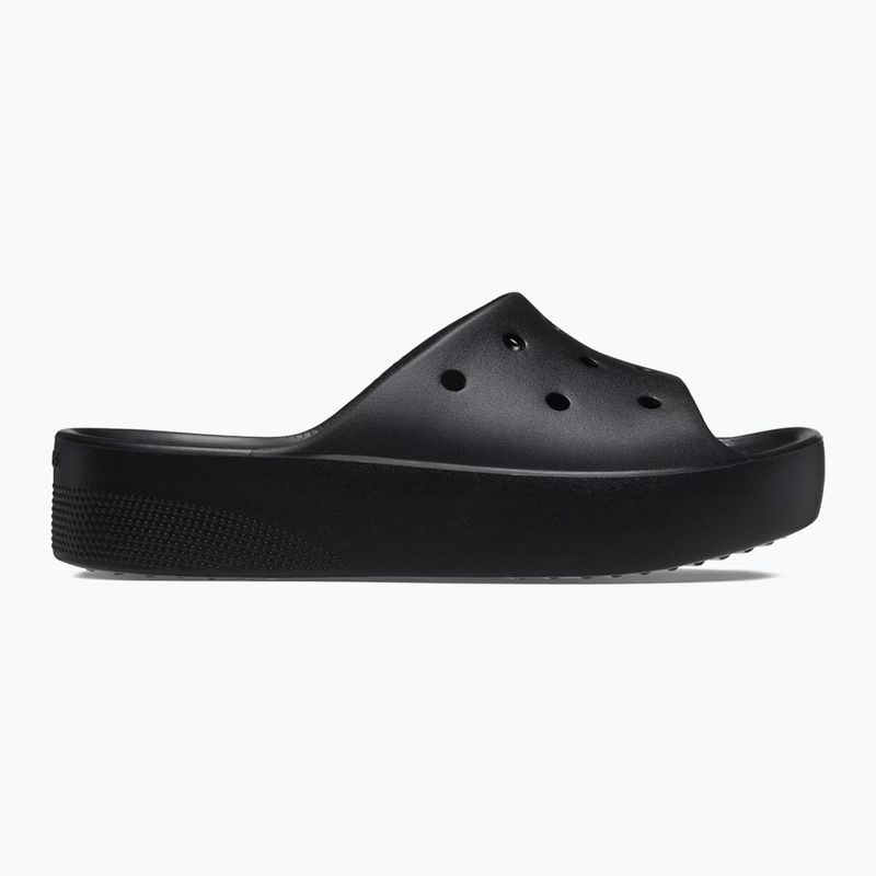 Női Crocs Classic Platform flip-flopok fekete