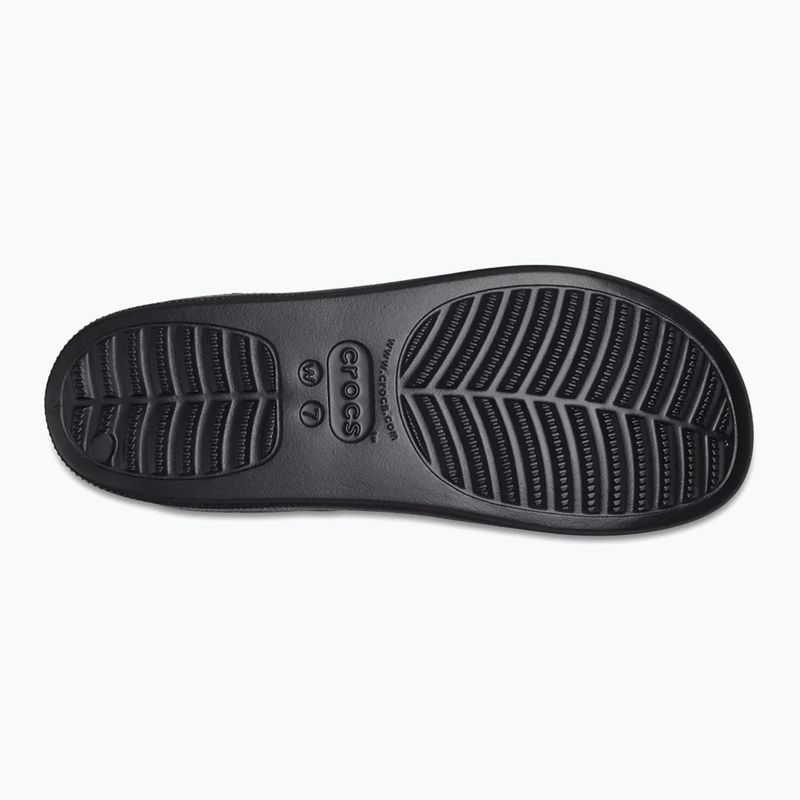Női Crocs Classic Platform flip-flopok fekete 2