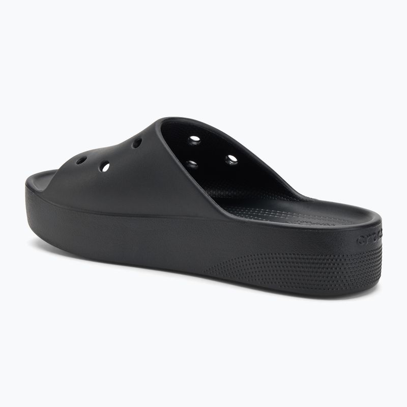 Női Crocs Classic Platform flip-flopok fekete 3