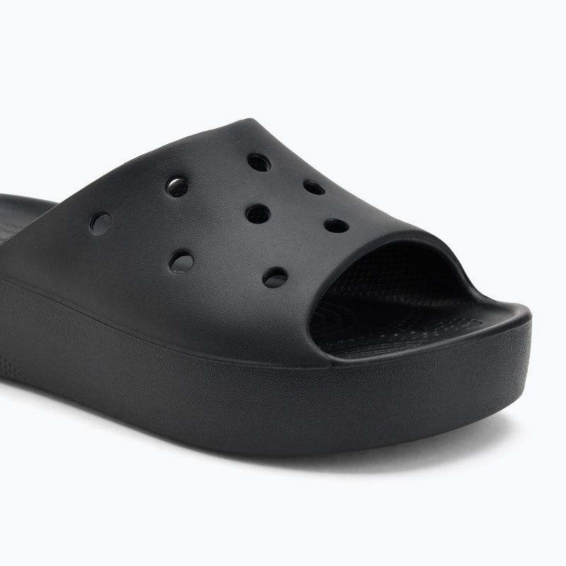 Női Crocs Classic Platform flip-flopok fekete 7