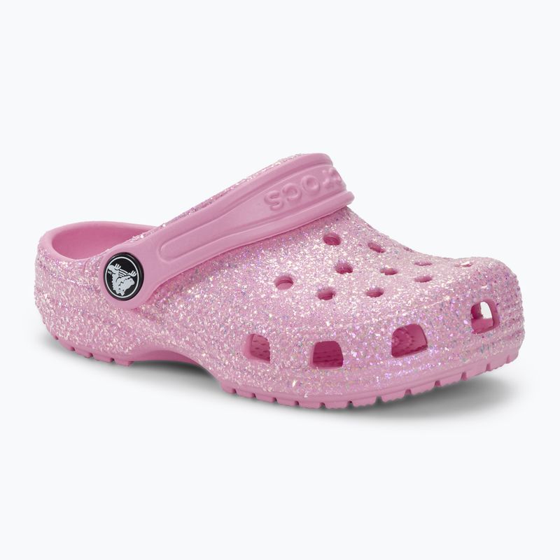 Gyerek papucs Crocs Classic Glitter Clog T flamingo