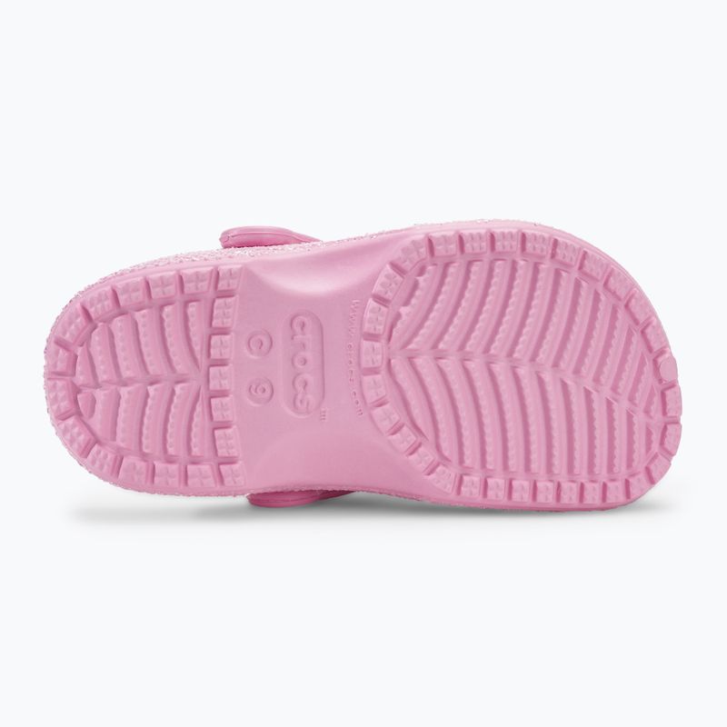 Gyerek papucs Crocs Classic Glitter Clog T flamingo 5