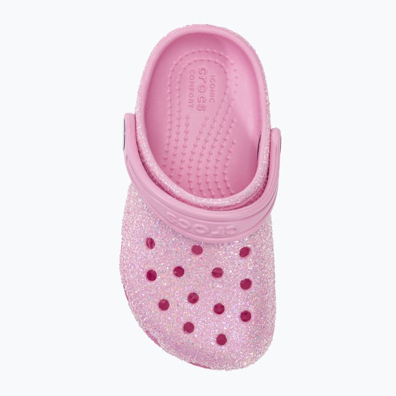 Gyerek papucs Crocs Classic Glitter Clog T flamingo 6