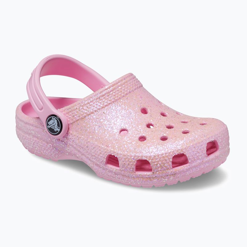 Gyerek papucs Crocs Classic Glitter Clog T flamingo 9