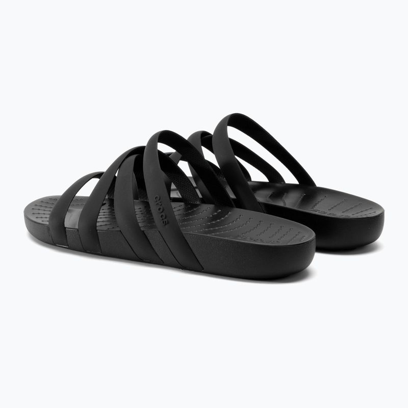 Női Crocs Splash Strappy szandál fekete 3