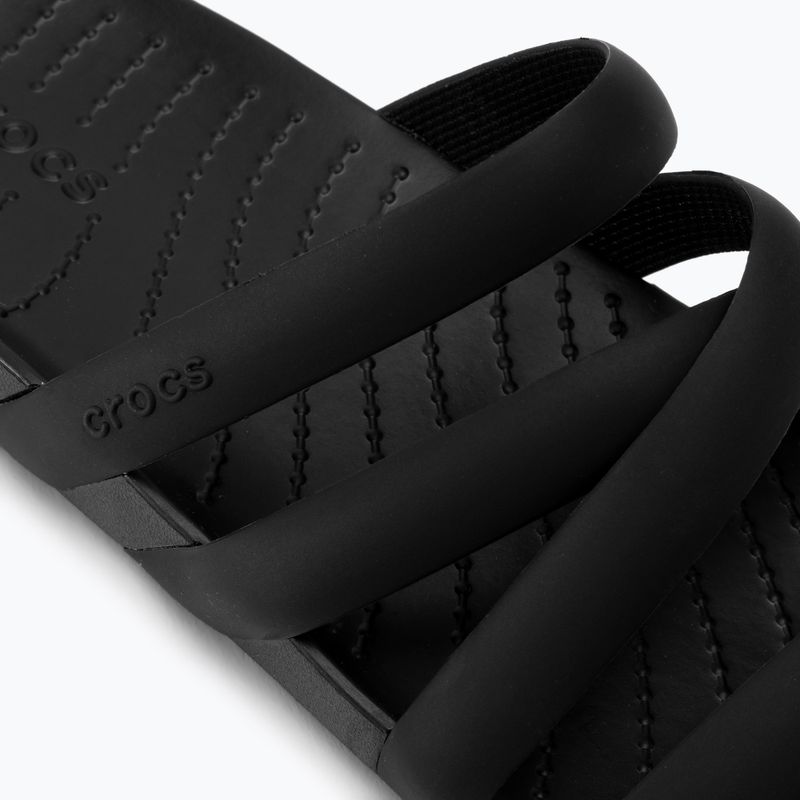 Női Crocs Splash Strappy szandál fekete 8