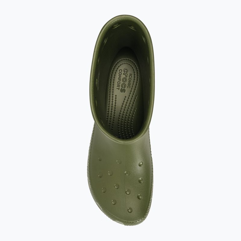 Crocs Classic Rain Boot hadsereg zöld férfi lovaglónadrág 6