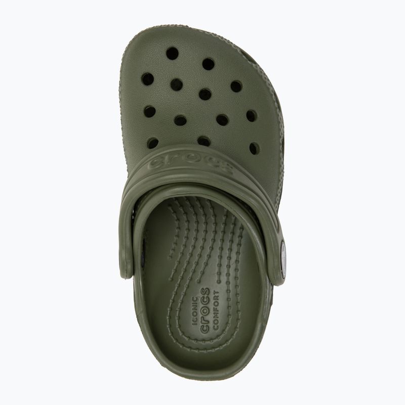 Crocs Classic Clog Toddler flip-flopok hadsereg zöld 6