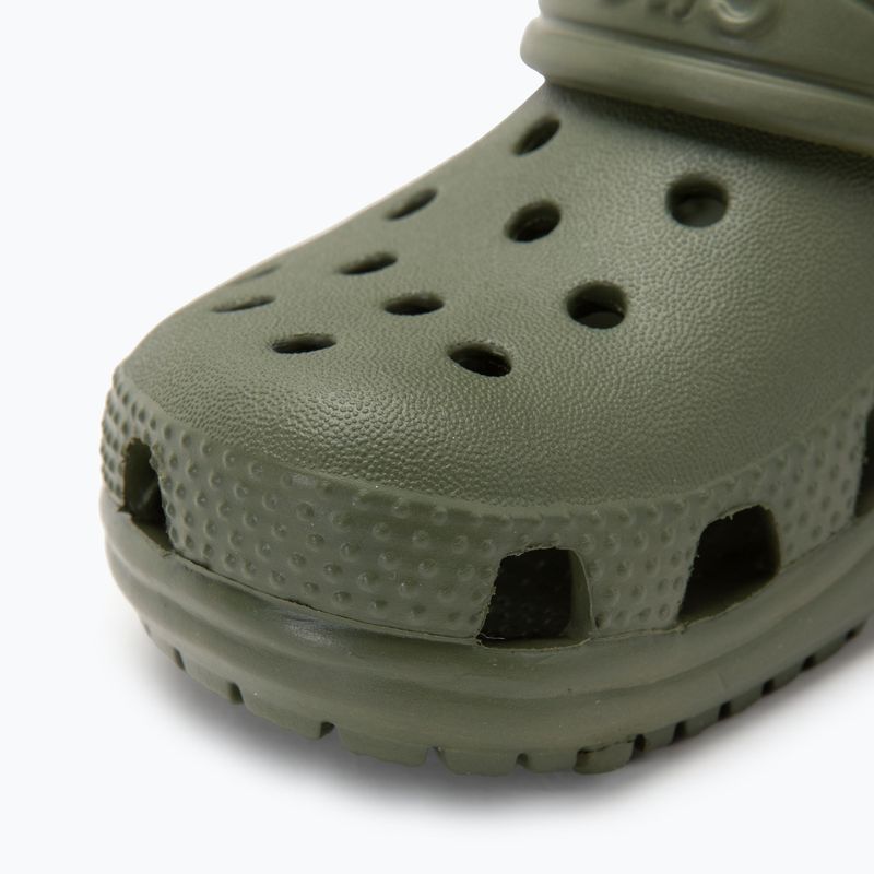 Crocs Classic Clog Toddler flip-flopok hadsereg zöld 8