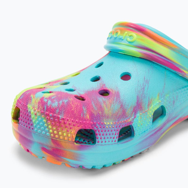 Papucs Crocs Classic Marbled Clog neptune/multi 8