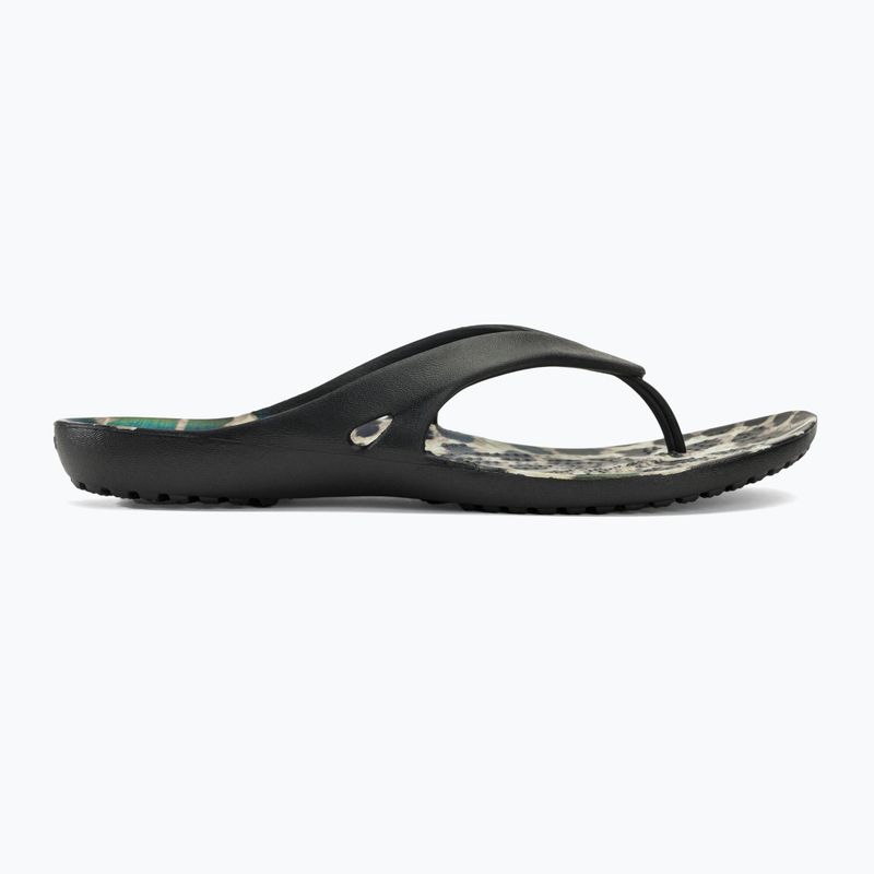 Női flip-flop papucs Crocs Kadee II Graphic black/multi animal 2