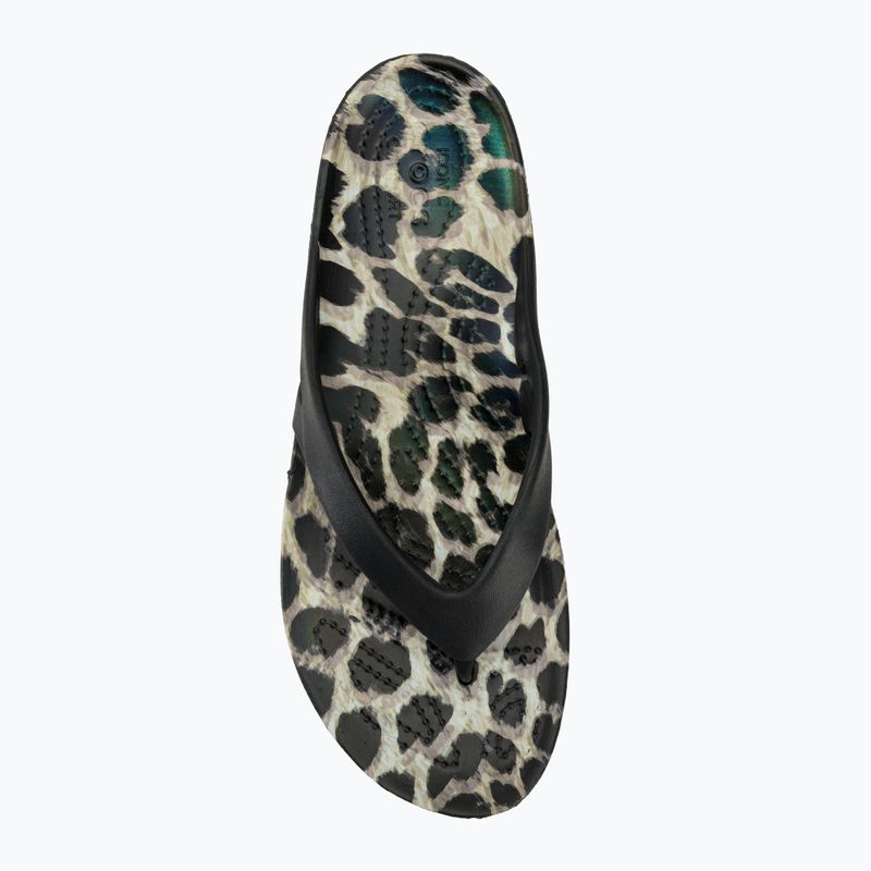 Női flip-flop papucs Crocs Kadee II Graphic black/multi animal 5