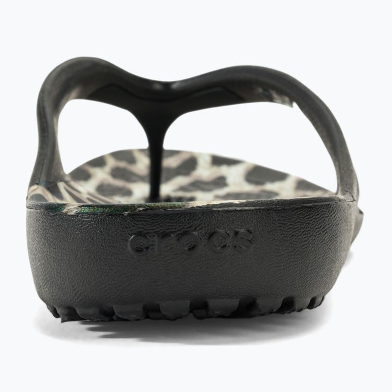 Női flip-flop papucs Crocs Kadee II Graphic black/multi animal 6