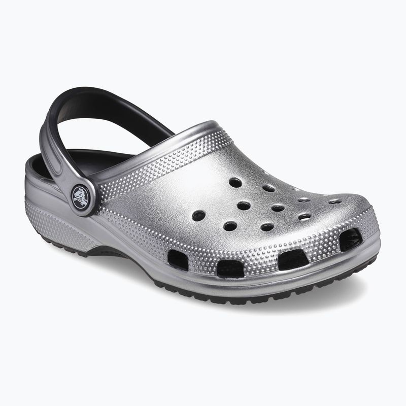 Crocs Classic silver/metallic papucs 9