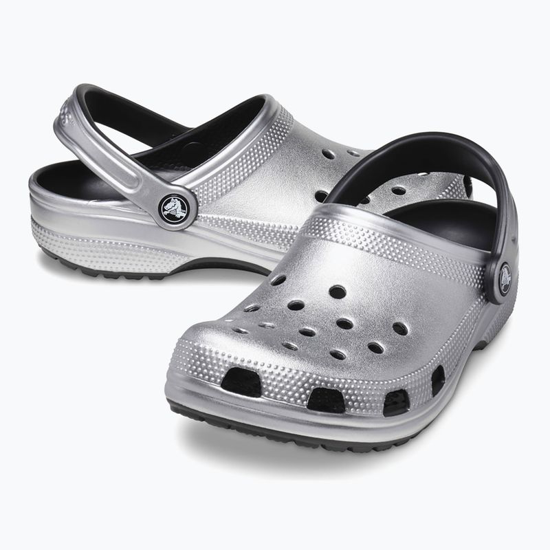 Crocs Classic silver/metallic papucs 11