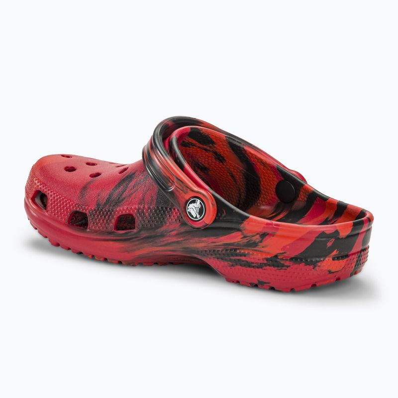 Crocs Classic Marbled Clog bors/fekete flip-flopok 4