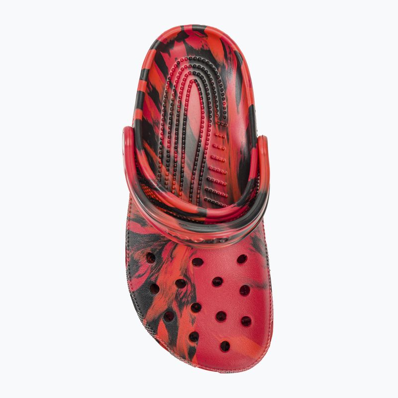 Papucs Crocs Classic Marbled Clog pepper/black 6