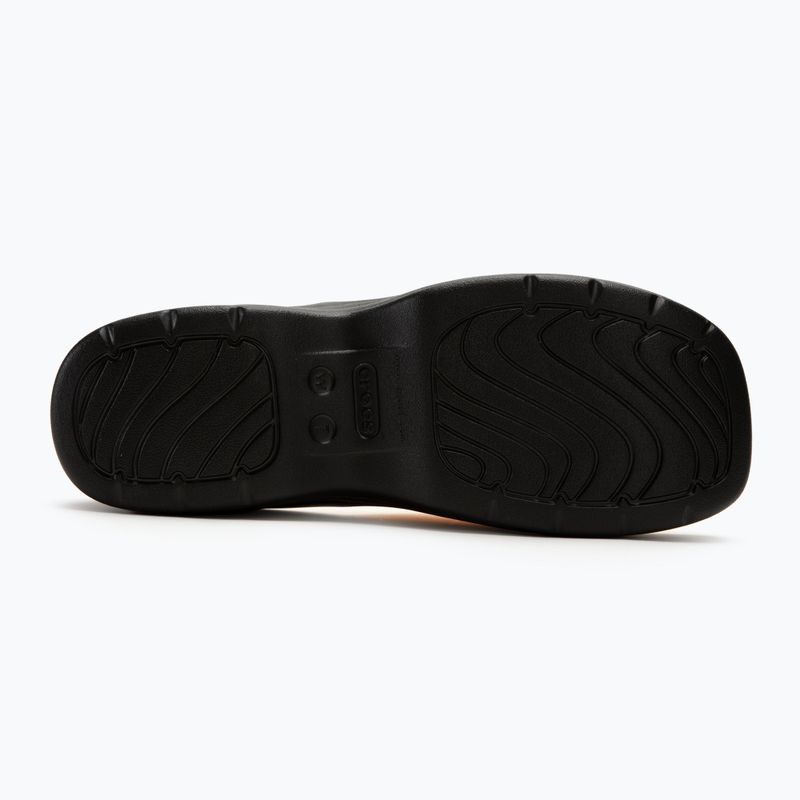 Női Crocs Skyline Slide vanília/fekete flip-flopok 4