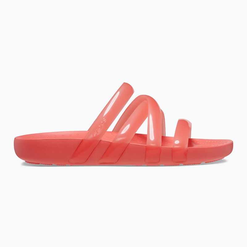 Női Crocs Splash Glossy Strappy flip-flop neon görögdinnye 9