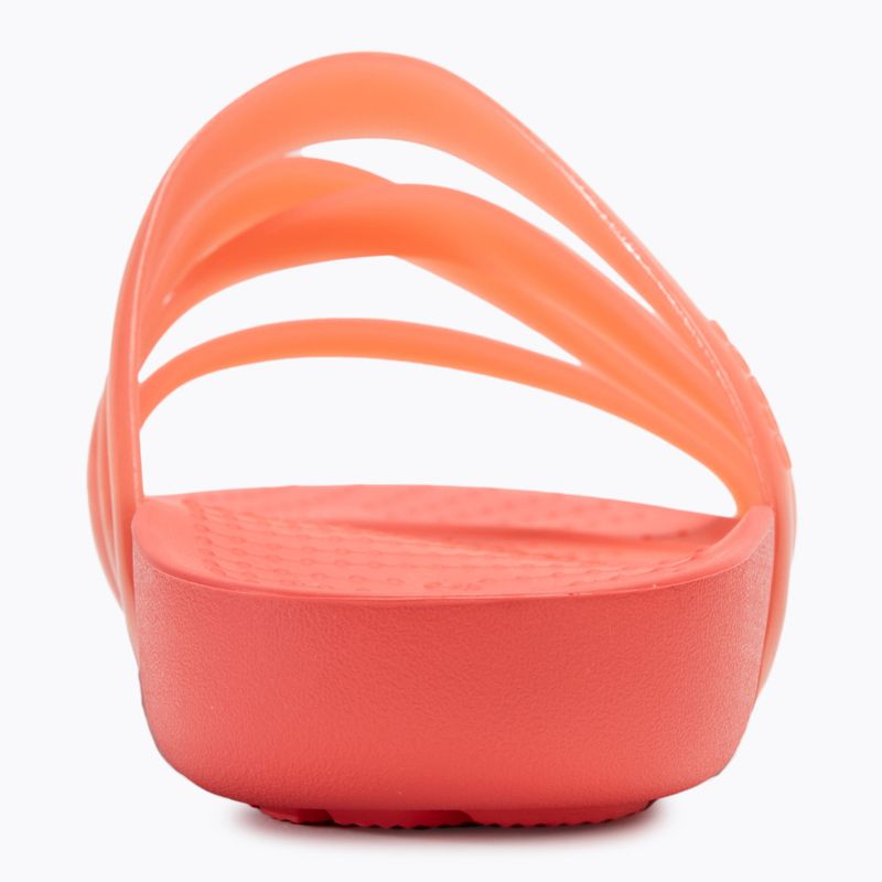Női Crocs Splash Glossy Strappy flip-flop neon görögdinnye 6