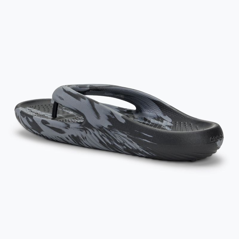 Flip-flop papucs Crocs Mellow Marbled Recovery black/charcoal 3