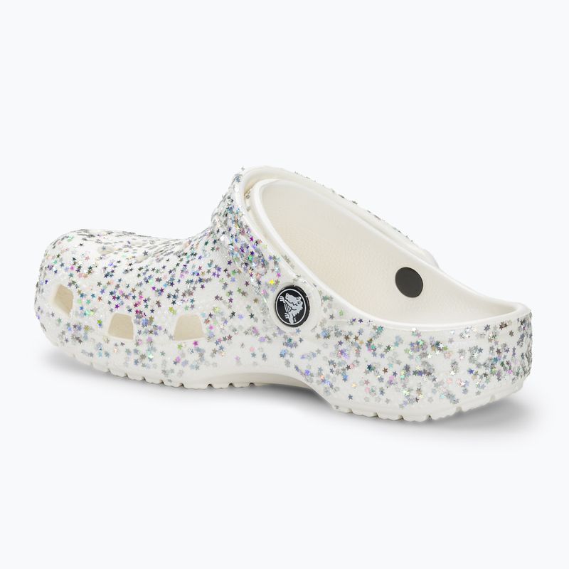Gyerek papucs Crocs Classic Starry Glitter white 4