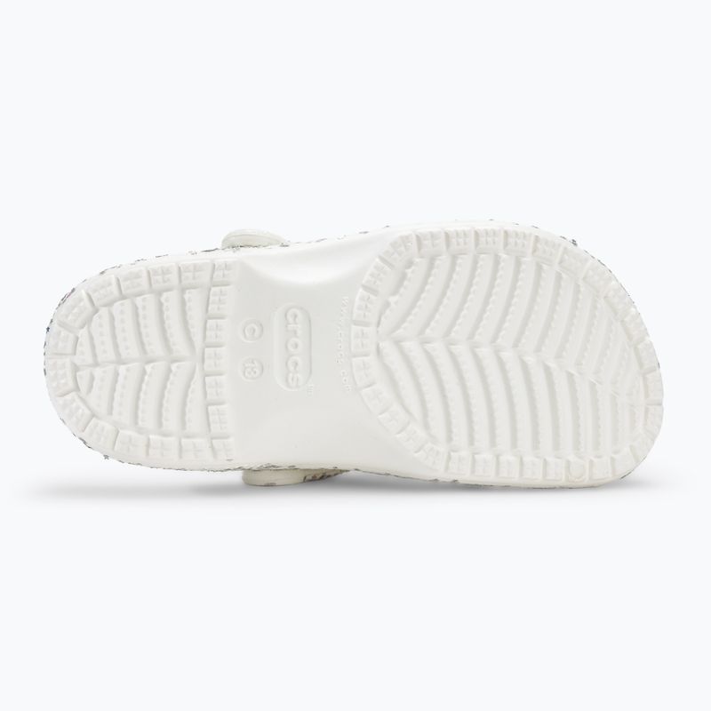 Gyerek papucs Crocs Classic Starry Glitter white 5