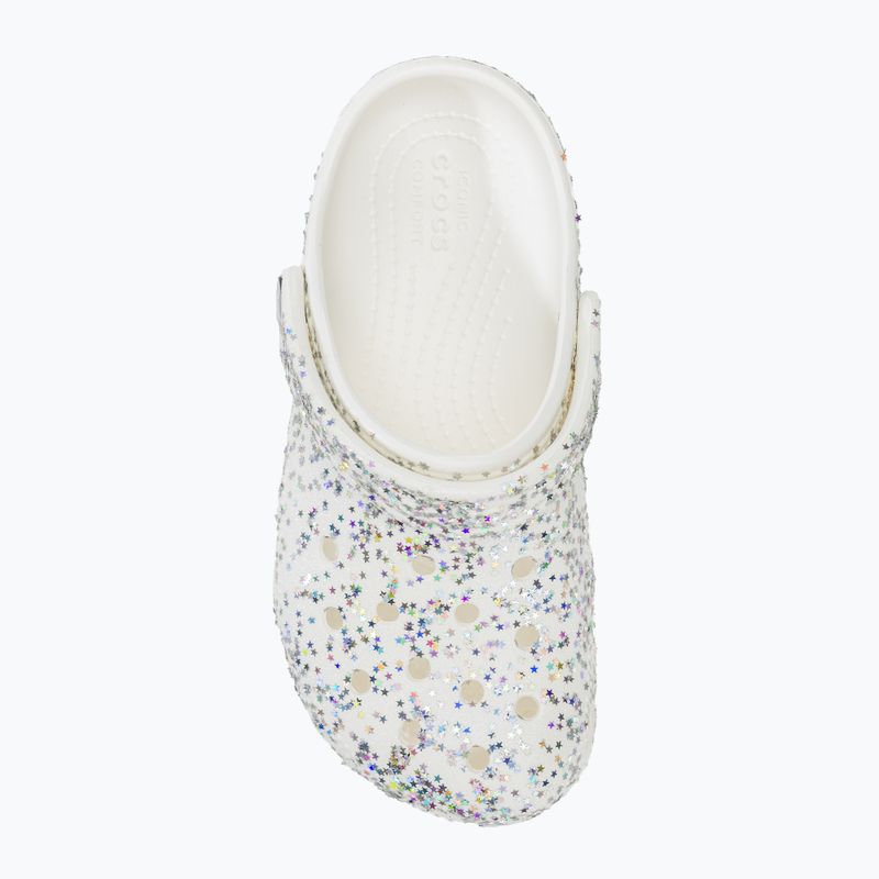 Gyerek papucs Crocs Classic Starry Glitter white 6