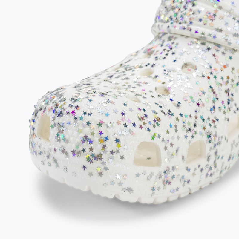 Gyerek papucs Crocs Classic Starry Glitter white 8