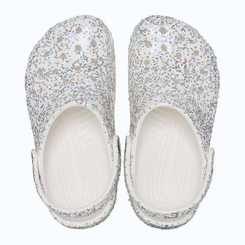 Gyerek papucs Crocs Classic Starry Glitter white 12
