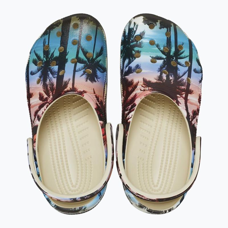 Papucs Crocs Classic Retro Resort Clog bone/multi 12