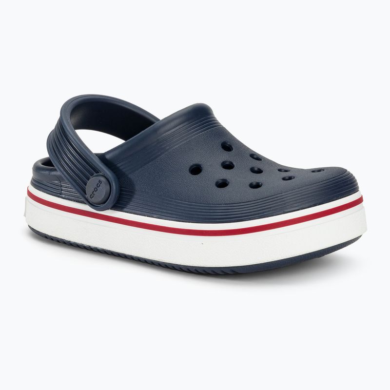 Gyermek papucs Crocs Crocband Clean Of Court Clog navy/pepper 2