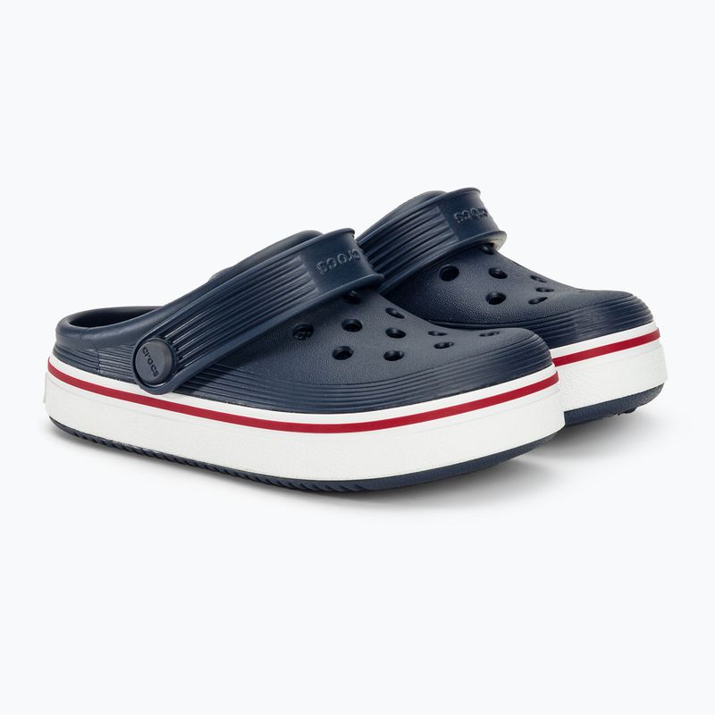 Gyermek papucs Crocs Crocband Clean Of Court Clog navy/pepper 5