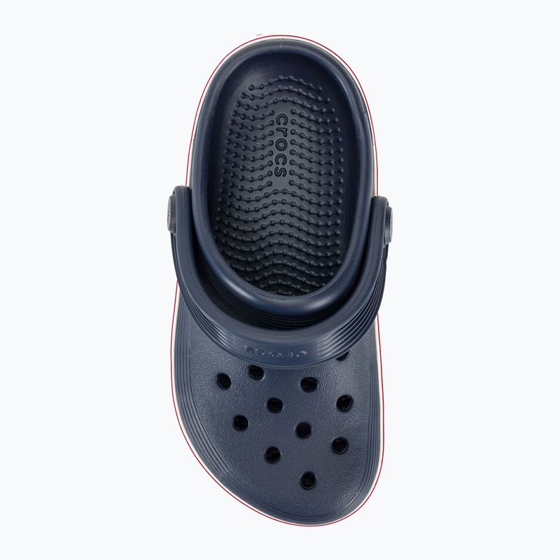 Gyermek papucs Crocs Crocband Clean Of Court Clog navy/pepper 7