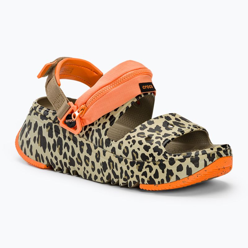 Szandál Crocs Hiker Xscape Animal khaki/leopard