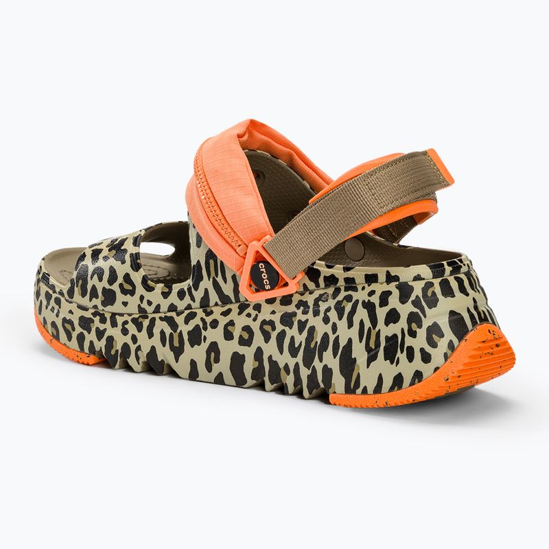 Szandál Crocs Hiker Xscape Animal khaki/leopard 3