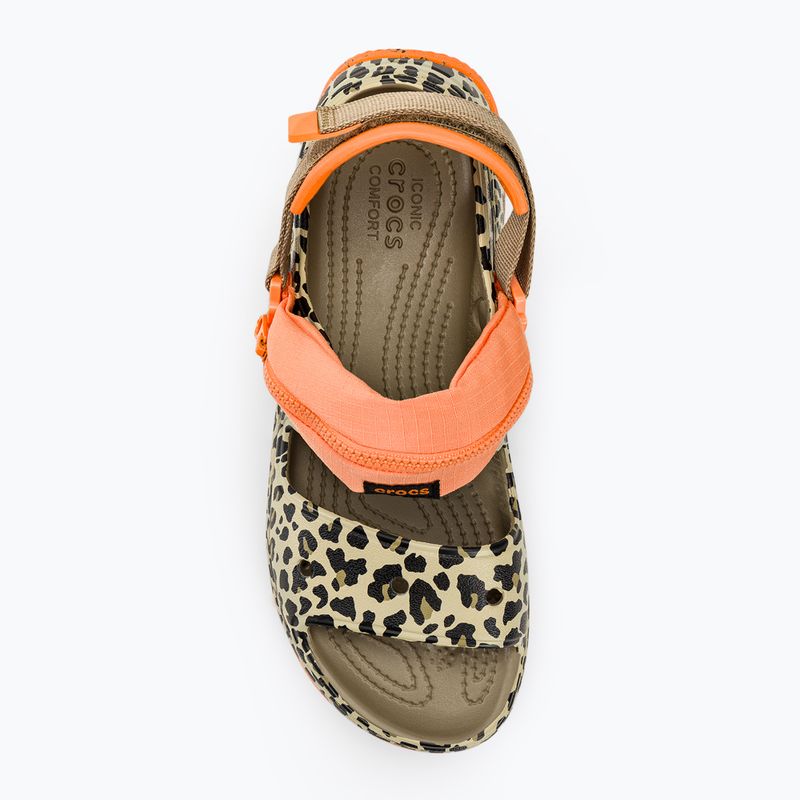 Szandál Crocs Hiker Xscape Animal khaki/leopard 5