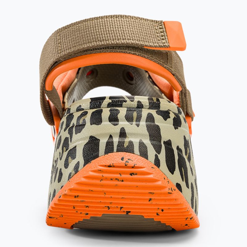 Szandál Crocs Hiker Xscape Animal khaki/leopard 6