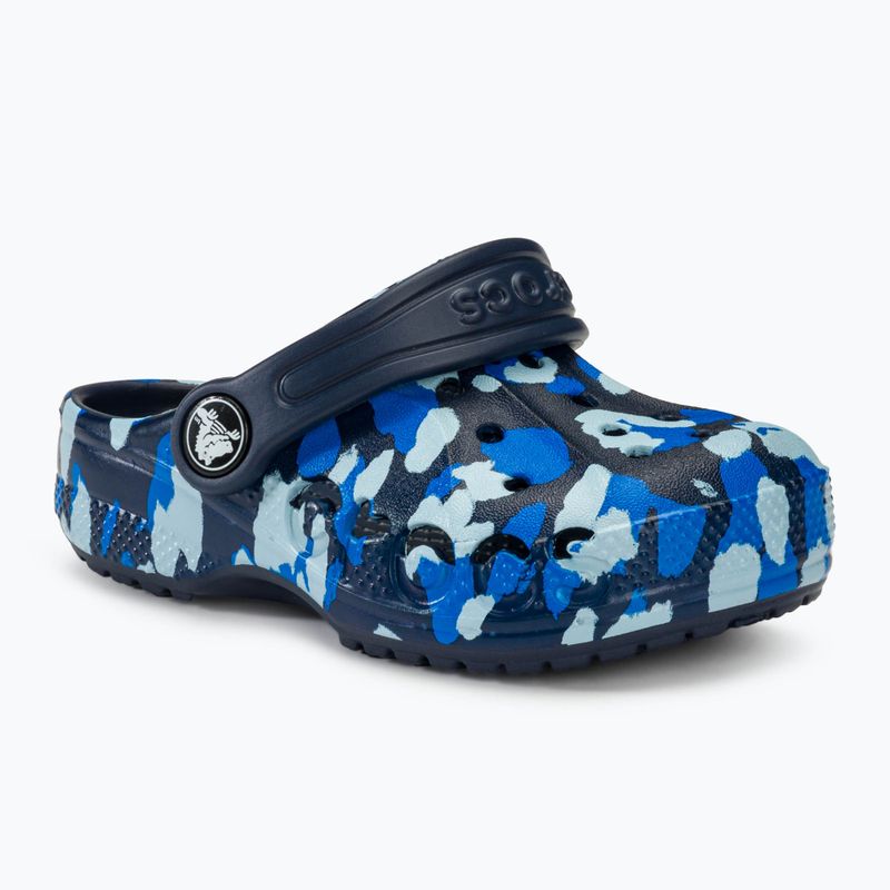 Crocs Baya Graphic Clog navy gyerek papucs