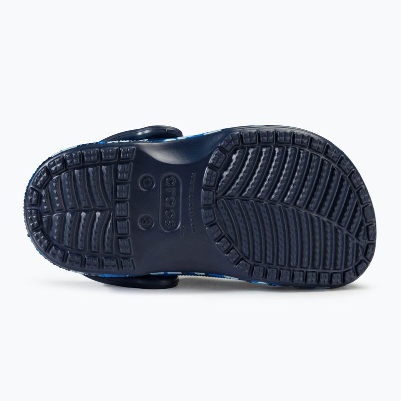 Crocs Baya Graphic Clog navy gyerek papucs 5