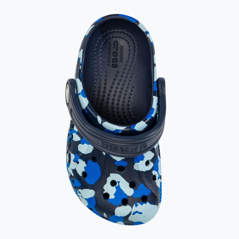 Crocs Baya Graphic Clog navy gyerek papucs 6