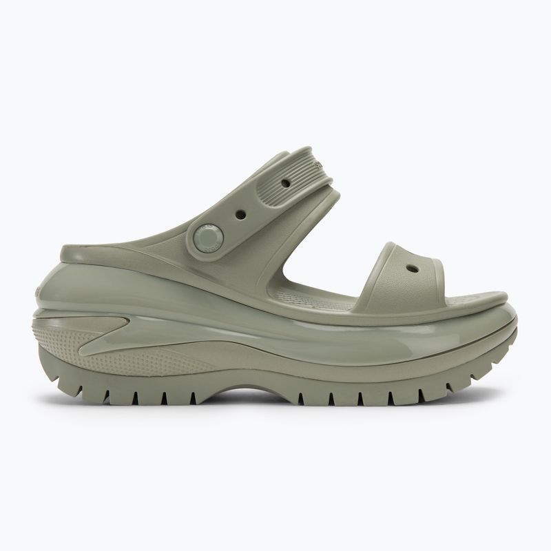 Női Crocs Mega Crush elefánt szürke szandál szürke 3