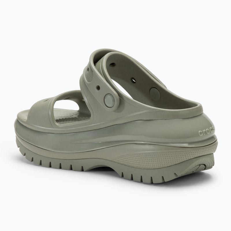 Női Crocs Mega Crush elefánt szürke szandál szürke 4