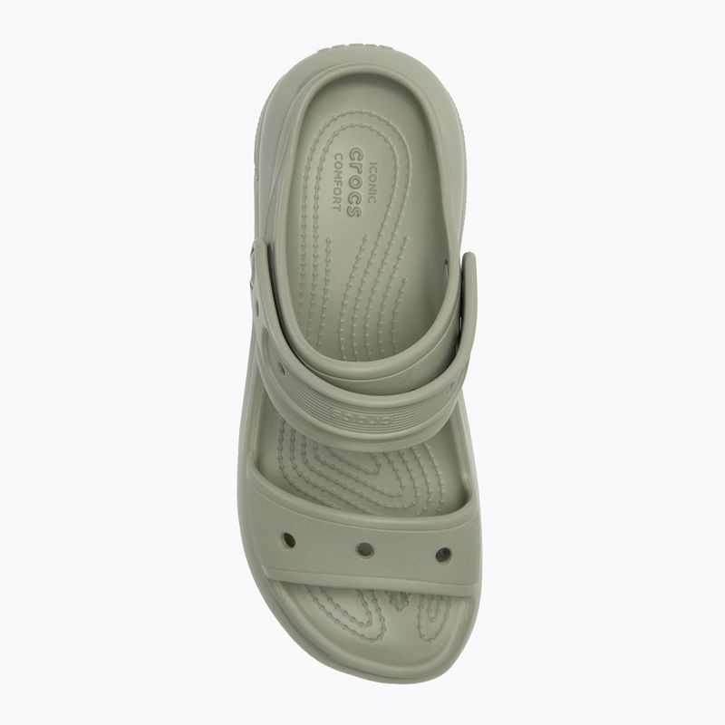 Női Crocs Mega Crush elefánt szürke szandál szürke 5