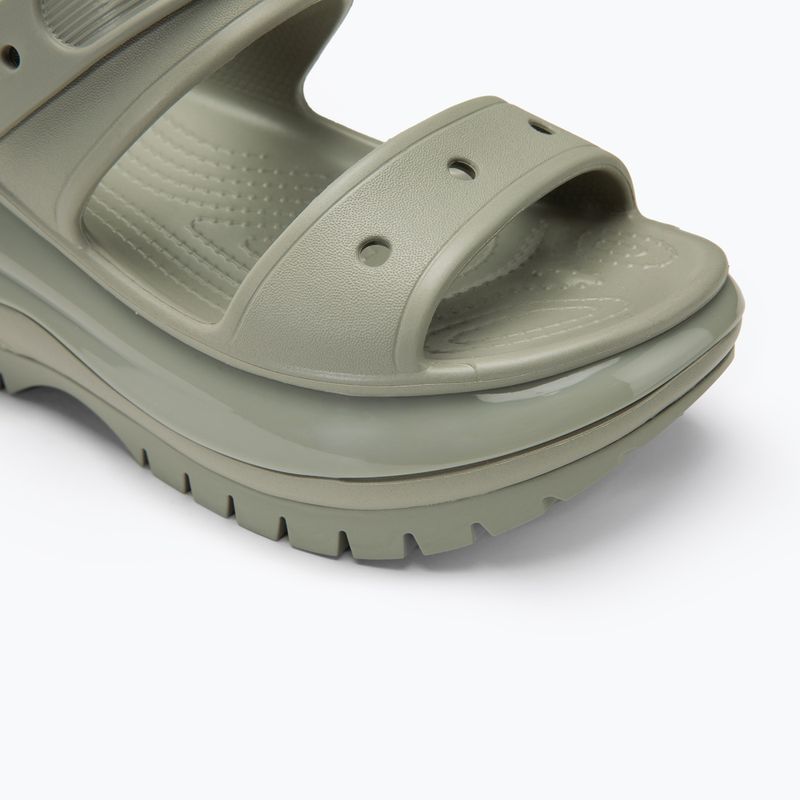 Női Crocs Mega Crush elefánt szürke szandál szürke 8