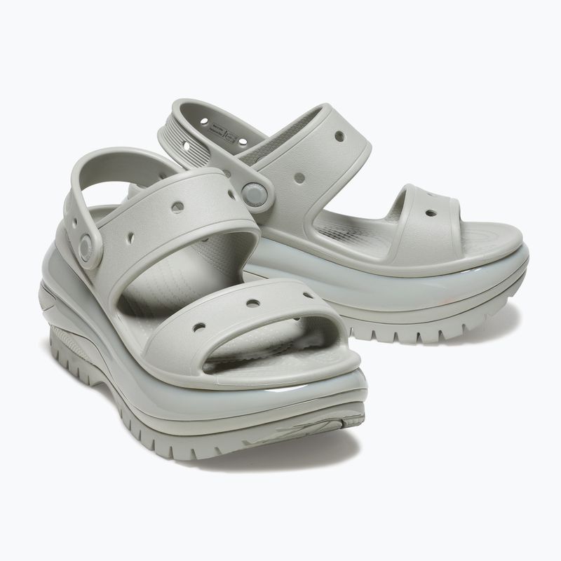 Női Crocs Mega Crush elefánt szürke szandál szürke 14